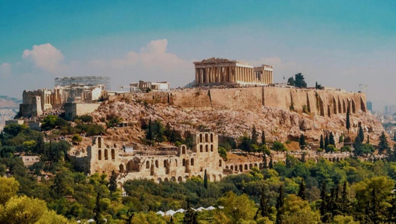 Ferienwohnung Lux & Style 75Sqm With Private Parking In Athen Exterior foto