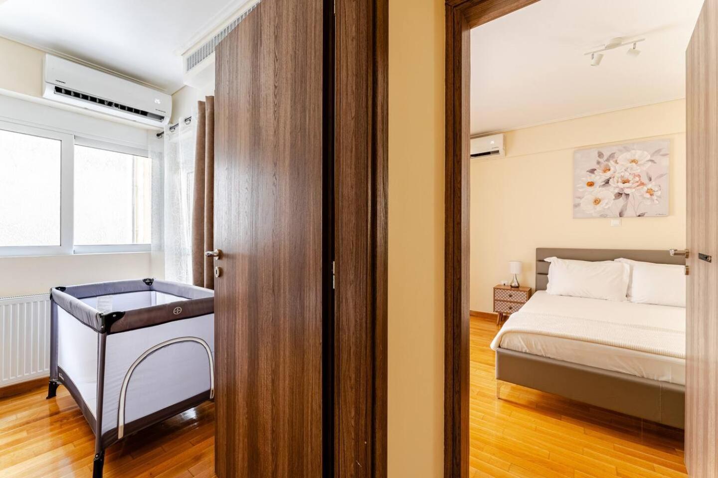 Ferienwohnung Lux & Style 75Sqm With Private Parking In Athen Exterior foto